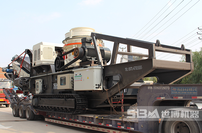 履帶車載移動打石機廠家發(fā)貨