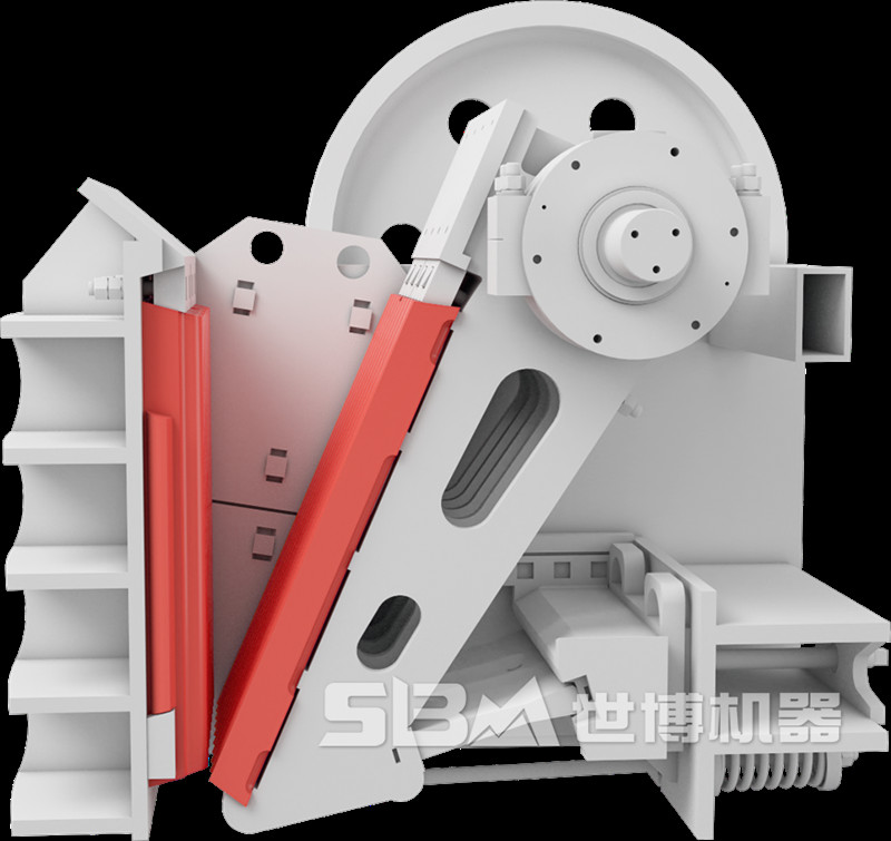 顎破結(jié)構(gòu)圖，直觀看46破碎機(jī)如何調(diào)粗細(xì)