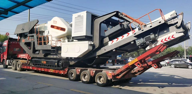 履帶式移動破碎站