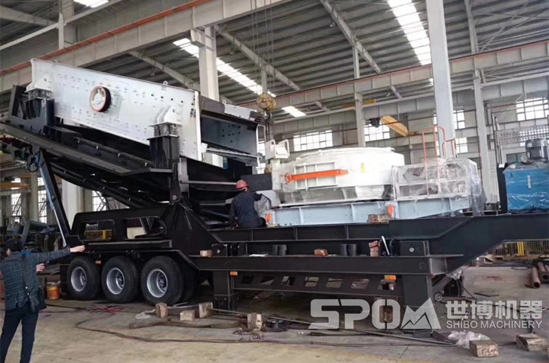 大型移動制沙機(jī)生產(chǎn)中