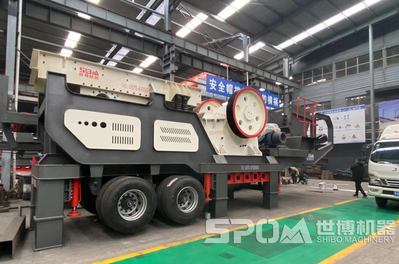 粗碎顎破移動碎石機