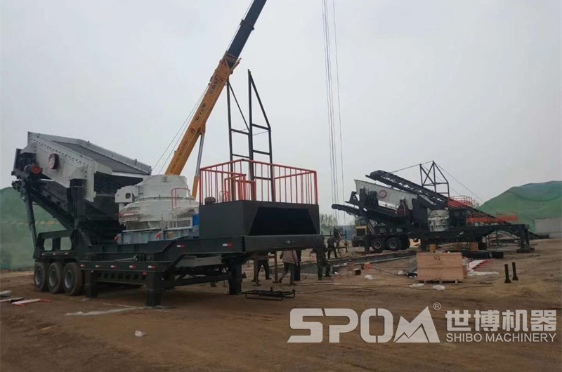 移動磕鵝卵石破碎機(jī) 移動機(jī)制砂生設(shè)備