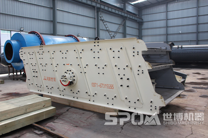 振動(dòng)篩，篩分石灰石混合料