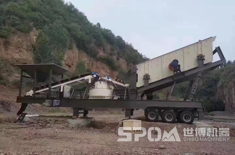 移動沖擊式制砂機