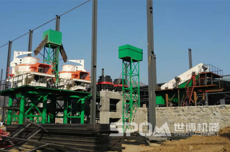 vsi9526型制砂機現(xiàn)場圖