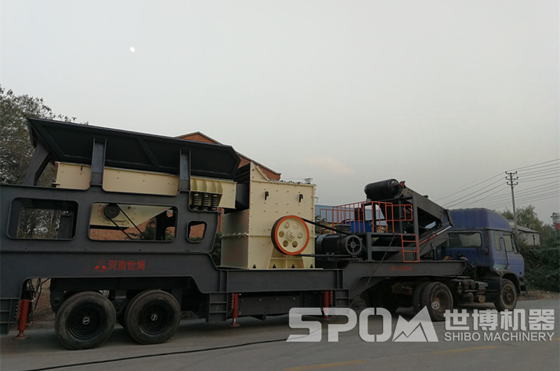 移動方箱式破碎機，簡易移動破碎機