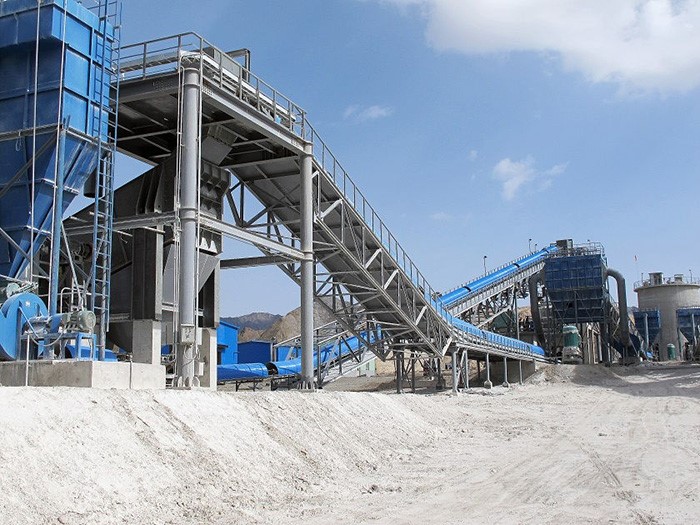 越南一客戶石料生產線現(xiàn)場